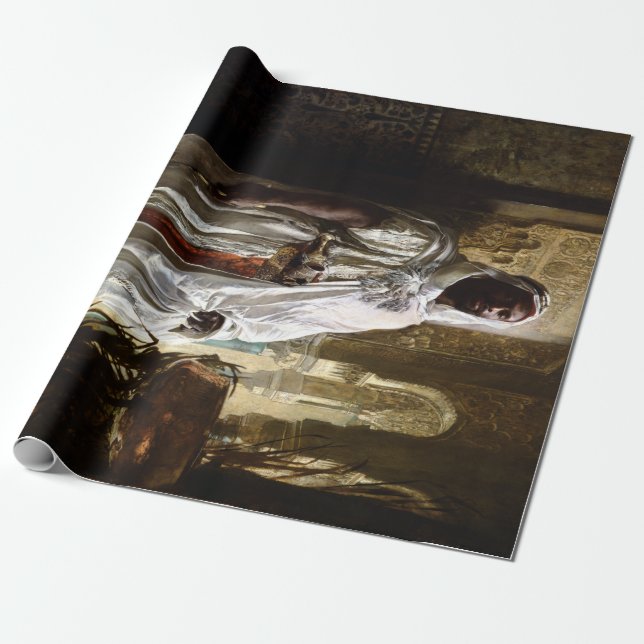 Papier Cadeau Edouard Charlemont Le Chef Maure (Déroulé)