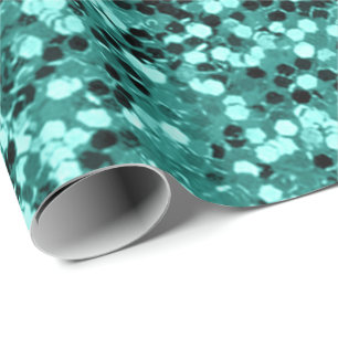 Papier Cadeau Effet brillant de Tiffany de parties scintillantes