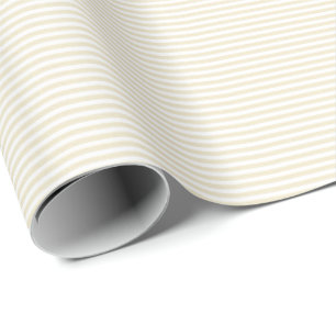 Papier Cadeau effet seersucker prépa rayure jaune classique