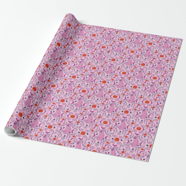 Papier Cadeau Éffrayant Whimsy (Déroulé)