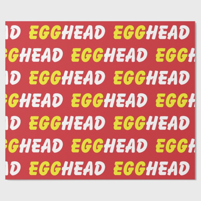 PAPIER CADEAU EGGHEAD (Plat)