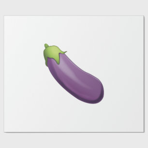 Papier Cadeau Eggplant - Emoji