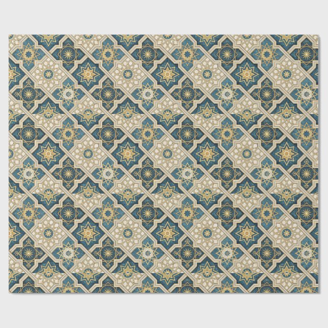 Papier Cadeau - Eid Mubarak Papier Cadeau (Plat)