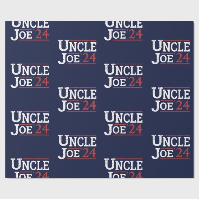 Papier Cadeau Élection 2024 - Oncle Joe I (Couture)