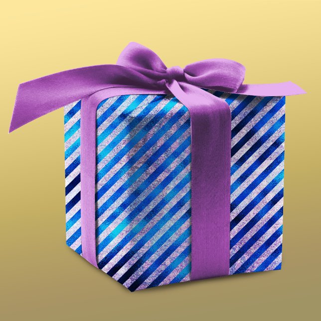 Papier Cadeau Elégant bleu aqua Noël ornements vacances Guerre (Créateur téléchargé)