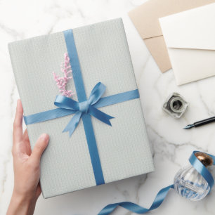 Papier Cadeau Élégant bleu jacinthe et sarcelle atténuée des ann