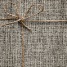 Élégant Chic Réaliste Toile de Jute Rustique Taupe