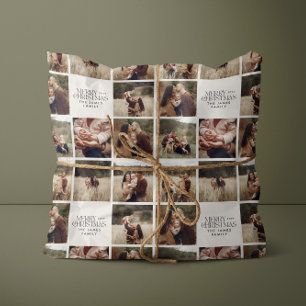 Papier Cadeau Élégant feuillage naturel moderne minime multi pho