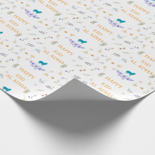 Papier Cadeau Elegant Floral Eid al-Adha 