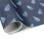 Papier Cadeau Elégant Ice Blue Christmas Pine Cones Cadeau<br><div class="desc">Elégant Ice Bleu Pin de Noël cônes Papier cadeau enveloppant *PAS VRAI FOIL</div>