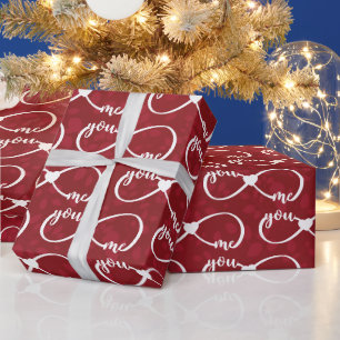 Papier Cadeau Elégant Infinity You Ane Me For Valentine's Day