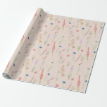 Papier Cadeau Elégant jardin Fleur sauvage aquarelle<br><div class="desc">Le papier d'enveloppement de jardin Fleur sauvage d'aquarelle, assez élégant, est le moyen idéal de montrer à vos proches que vous vous souciez. Disponible en deux types de papier de qualité supérieure et en cinq tailles différentes, notre papier d'emballage a tous vos besoins d'emballage cadeau couverts - parce que la...</div>
