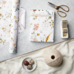 Papier Cadeau Elégant jardin Fleur sauvage aquarelle<br><div class="desc">Jetez toute la prudence au vent avec ce fantaisiste thème de jardin fleur sauvage fait dans la belle aquarelle. Tant de cadeaux à envelopper pour les mariages,  anniversaires,  jour des mères,  douches nuptiales,  et plus</div>