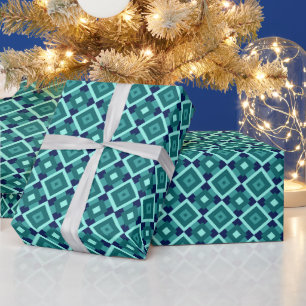 Papier Cadeau Élégant Joyeux Coeur Chatoyant Feminine