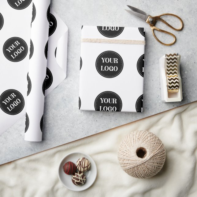 Papier Cadeau élégant, moderne, raffiné et modifiable. (Artisanat)