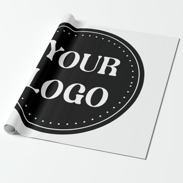 Papier Cadeau élégant, moderne, raffiné et modifiable.  (Déroulé)