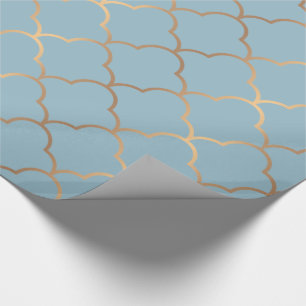 Papier Cadeau Élégant Motif Art Déco.