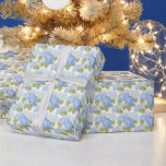 Papier Cadeau Elégant Motif de fleurs d'hydragea bleu<br><div class="desc">Enveloppez vos cadeaux dans une élégance intemporelle avec le papier Motif Elégant Blue Hydrangea Flowers. Doté d'un design floral délicat dans les tons bleu doux, ce papier ajoute une touche sophistiquée et charmante à tout présent. Parfait pour les anniversaires, les mariages, les anniversaires et les occasions spéciales, il améliore votre...</div>