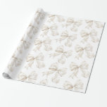 Papier Cadeau Élégant papier d'enveloppement neutre<br><div class="desc">Ajoutez une touche de sophistication à votre don avec ce papier d'enveloppement de boue neutre élégant. Avec ses arcs en ivoire doux et délicats, superbement disposés sur un arrière - plan blanc, ce design est parfait pour les mariages, les douches nuptiales, les baby showers, les anniversaires et autres occasions spéciales....</div>