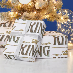 Papier Cadeau Élégant Pourcentage King