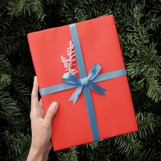 Papier Cadeau Elegant red wrapping paper, perfect for birthday g (Créateur téléchargé)