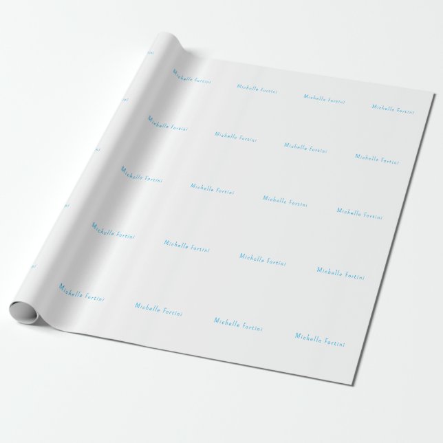 Papier Cadeau Élégant Simple Minimaliste (Déroulé)