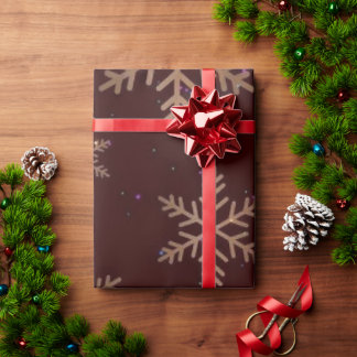 Papier Cadeau Elegant Snowflake Christmas Wrappin