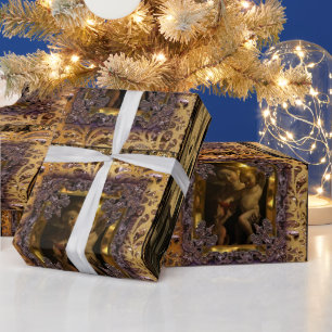 Papier Cadeau Élégant Sweet Baby Jesus (série victorienne)