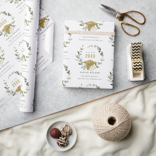 Papier Cadeau Élégante certification en or de la couronne de pap (Artisanat)