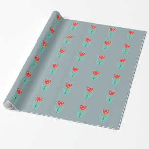 Papier Cadeau Élégante Tulipe Motif sans couture Guerre de pri
