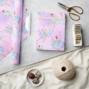 Papier cadeau élégantes ballerines