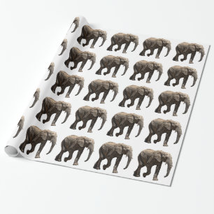 PAPIER CADEAU ÉLÉPHANT