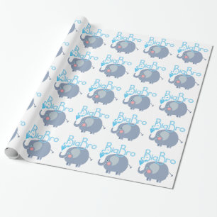 Papier Cadeau Elephant Big Bro