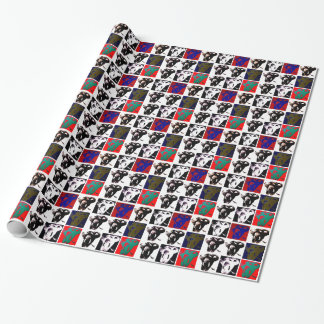 Papier Cadeau Eléphant Pop Art