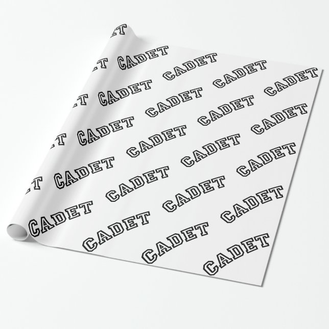 PAPIER CADEAU ÉLÈVE OFFICIER (Déroulé)