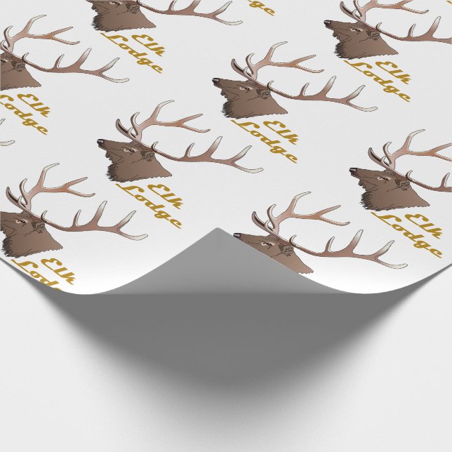 Papier Cadeau Elk Lodge (Coin)