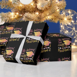 Papier Cadeau Elle a cru qu'elle pouvait donc elle l'a maîtrisé