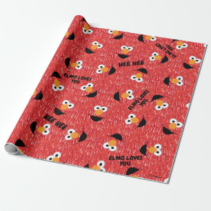Papier Cadeau Elmo Fur Motif