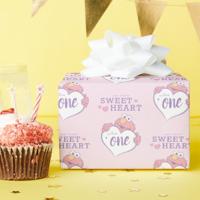 Papier Cadeau Elmo Joyeux Anniversaire (Fête d'anniversaire)