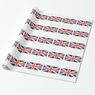Papier Cadeau Emballage britannique d'Union Jack de drapeau du