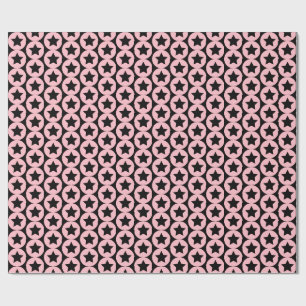 Papier Cadeau "Emballage cadeau Starry Chic Rose & Black"