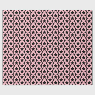 Papier Cadeau "Emballage cadeau Starry Chic Rose & Black"