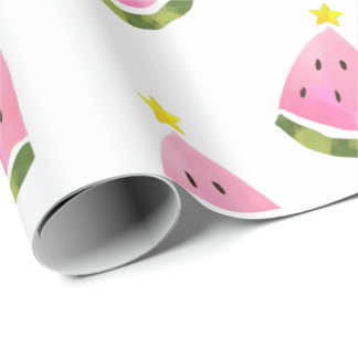 Papier Cadeau Emballage d'arbre de Noël de Noël de pastèque