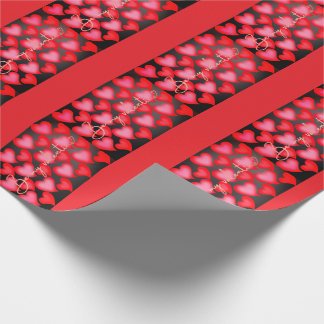 Papier Cadeau Emballage de cadeau de la Saint-Valentin