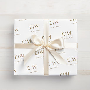Papier Cadeau Emballage de la société White Gold