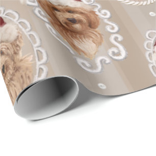 Papier Cadeau emballage de Labradoodle de chien de
