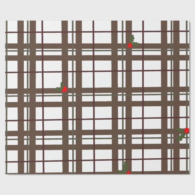 Papier Cadeau emballage de Noël (Plat)