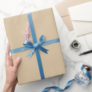 Papier Cadeau Emballage de Noël Brown minimaliste Kraft