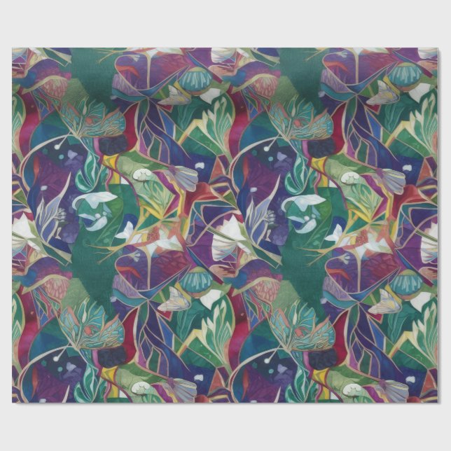 Papier Cadeau ''emballage de papier cadeau'' (Plat)