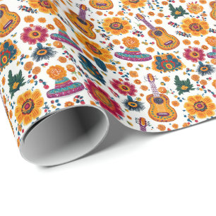Papier Cadeau Emballage Fiesta Royale